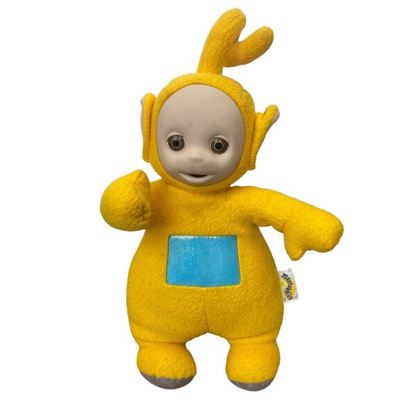 Vtg Teletubbies Talking Plush Playskool LALA Yellow Stuffed 1998 15” WORKS - Picture 1 of 6
